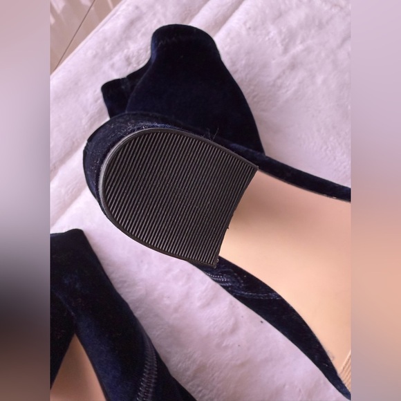 Madden Girl Fantaysa Velvet Bootie (Navy) 6.5 bootie zipper - Picture 6 of 16